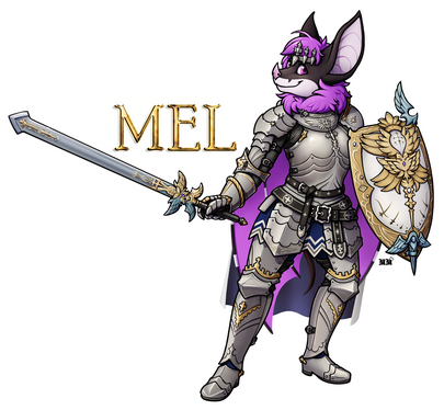 Mel Full Body Badge