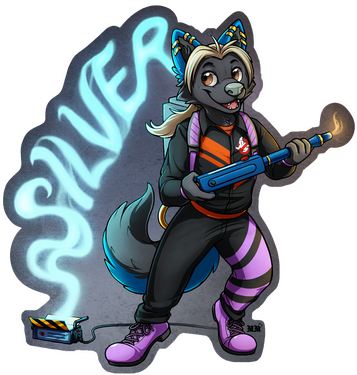 Silver Full Body Badge
